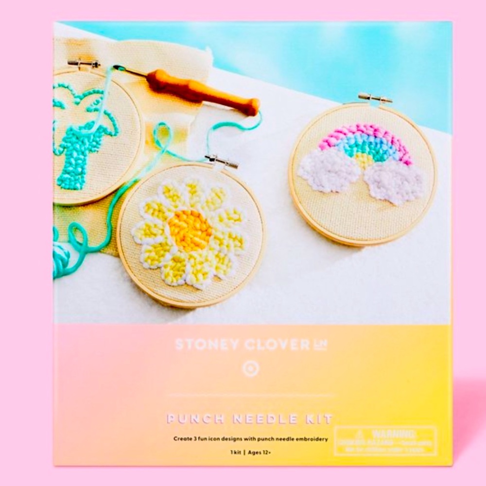 🌈☀️Stoney Clover Lane☀️🌈 punch needle 💖embroidery kit. 💖